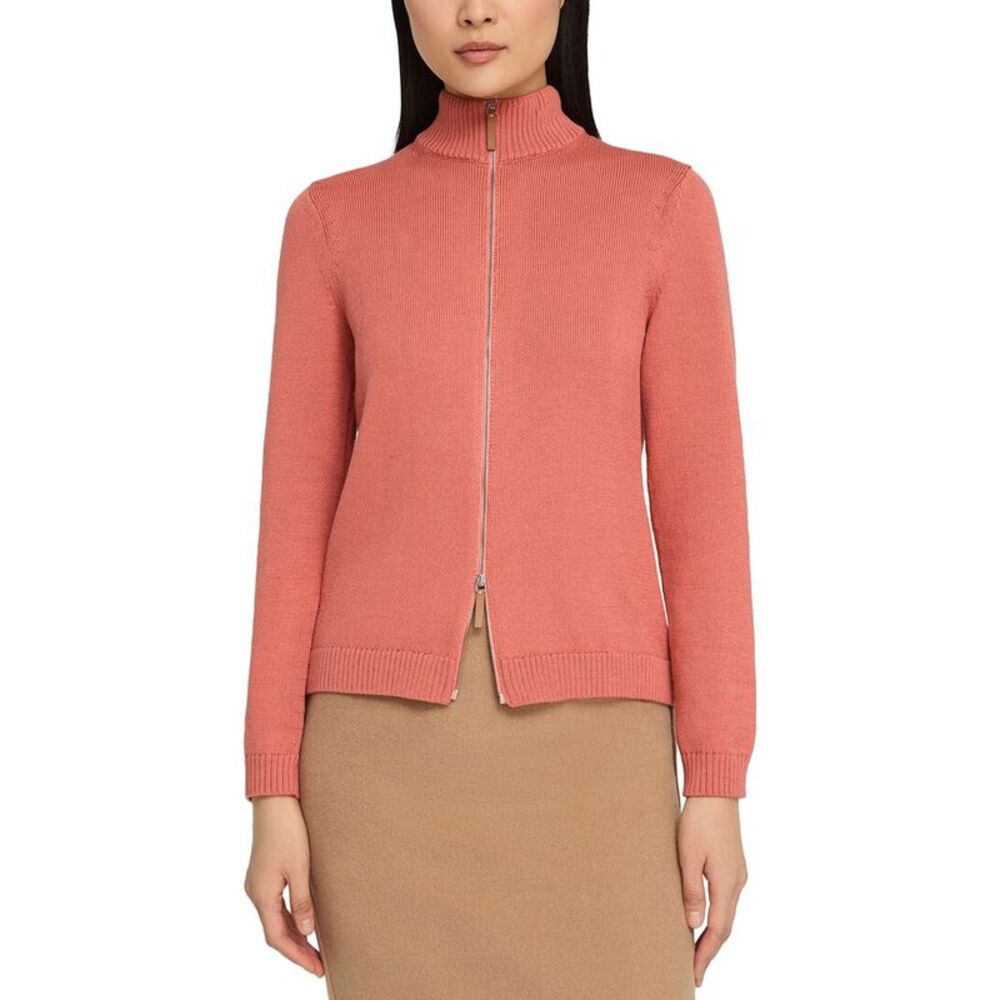 Lafayette 148 New York Womens Silk-Blend Bomber, Pink